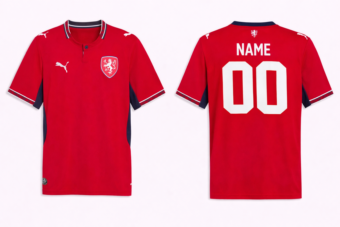 JerseyJuntion Customized Czechia 2026 Home Jersey – Men’s Fan Replica
