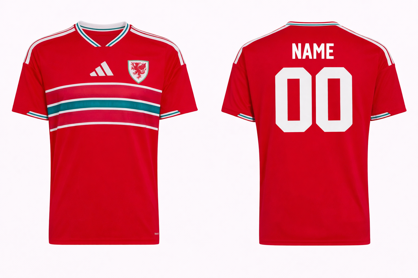 JerseyJuntion Customized Wales 2026 Home Jersey – Men’s Fan Replica