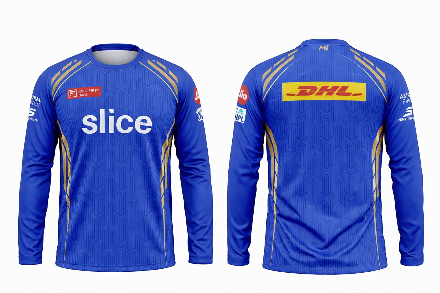 JerseyJunction Customized Mumbai Cricket Fan Jersey round neck full sleeves 2024