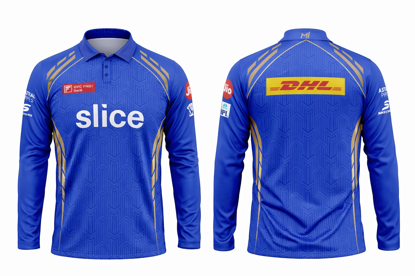 JerseyJunction Customized Mumbai Cricket Fan Jersey Full sleeves 2024