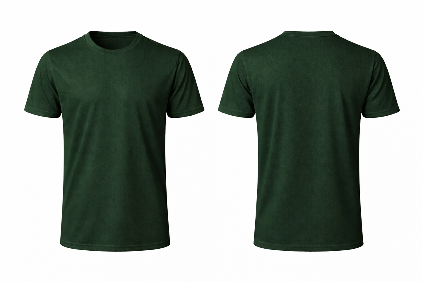 Plain jersey Dark Green color