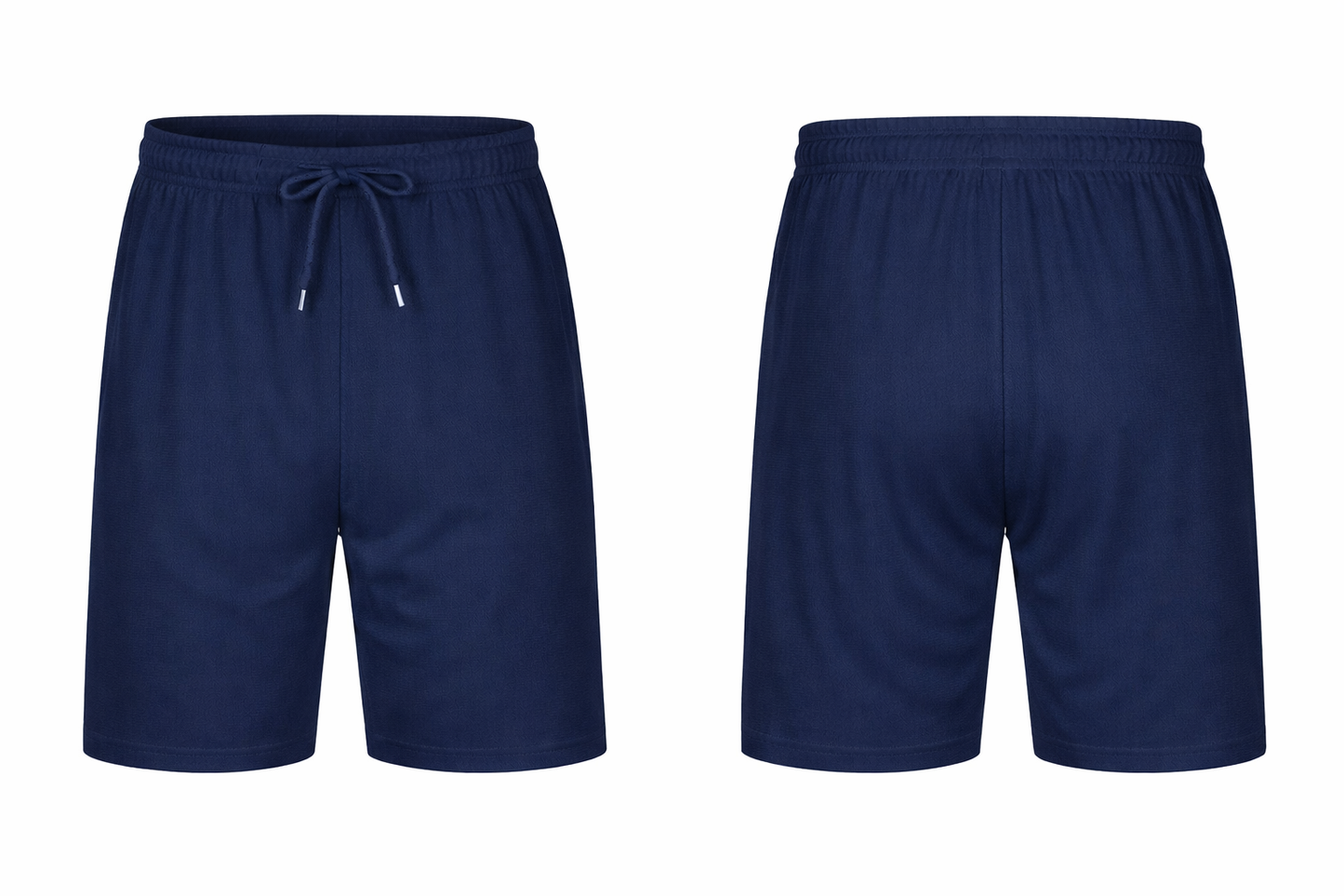 Plain shorts navyblue color
