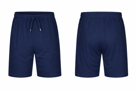 Plain shorts navyblue color