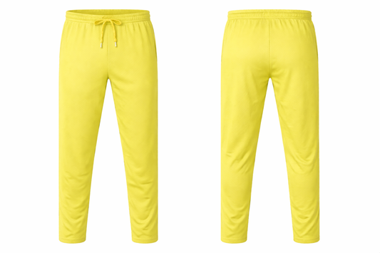 Plain track pant Yellow color
