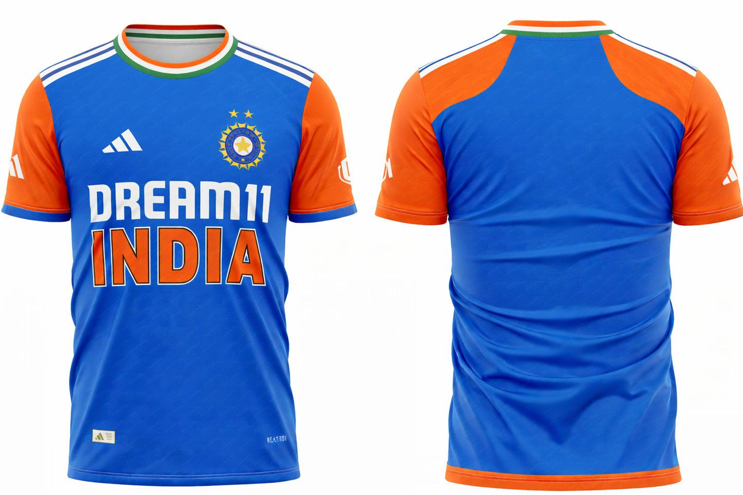 JerseyJunction Customized India round neck Half sleeve 2025 Asia cup jersey