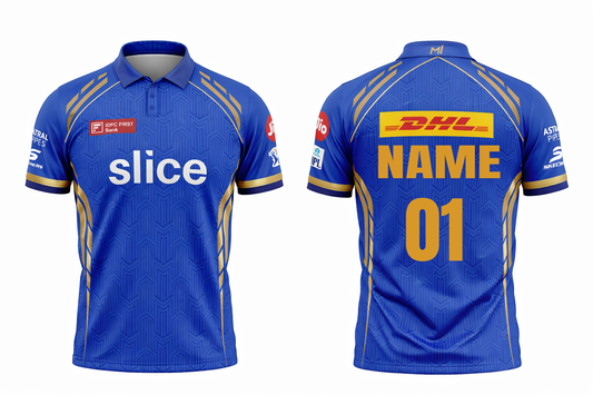 JerseyJunction Customized Mumbai Cricket Fan Jersey 2024