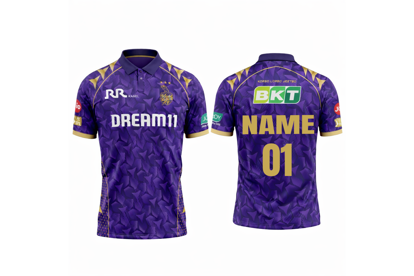JerseyJunction Customized Kolkata Knight Riders IPL Jersey 2025