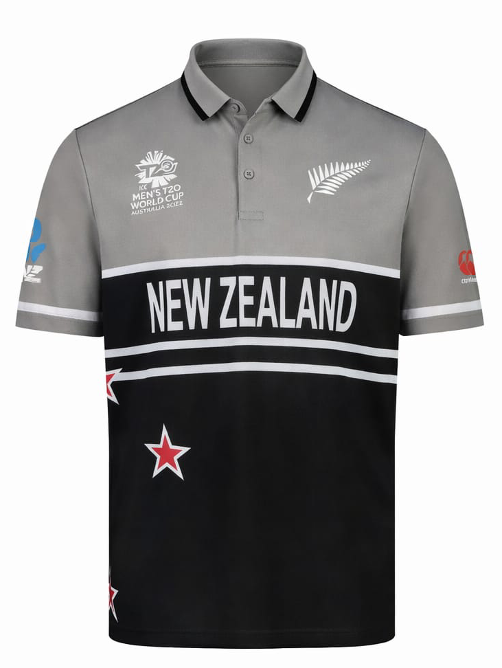 JerseyJunction Customized Replica New Zealand World Cup 2022 Half Sleeves Jersey