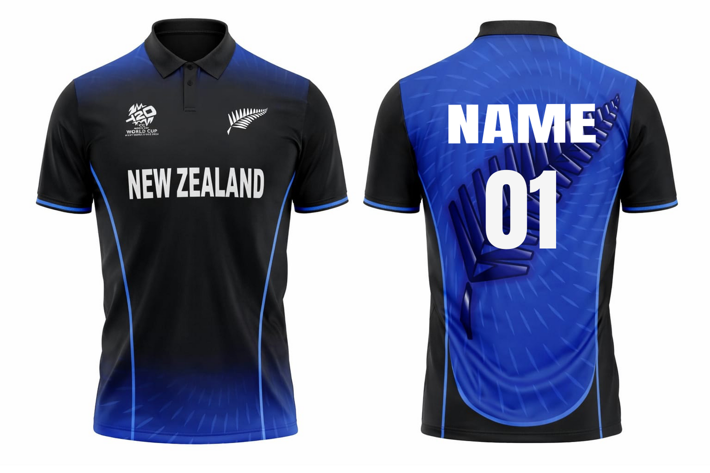 JerseyJunction Customized Replica New Zealand ODI World Cup 2015 Cricket Jersey