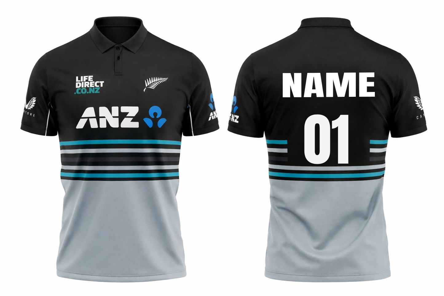 JerseyJunction Customized Replica New Zealand World Cup 2025 Half Sleeves Jersey