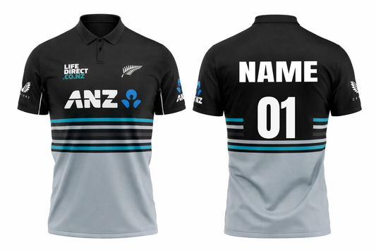 JerseyJunction Customized Replica New Zealand World Cup 2025 Half Sleeves Jersey