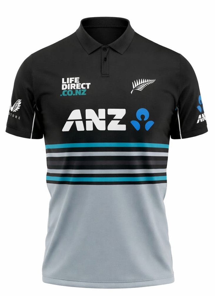 JerseyJunction Customized Replica New Zealand World Cup 2025 Half Sleeves Jersey
