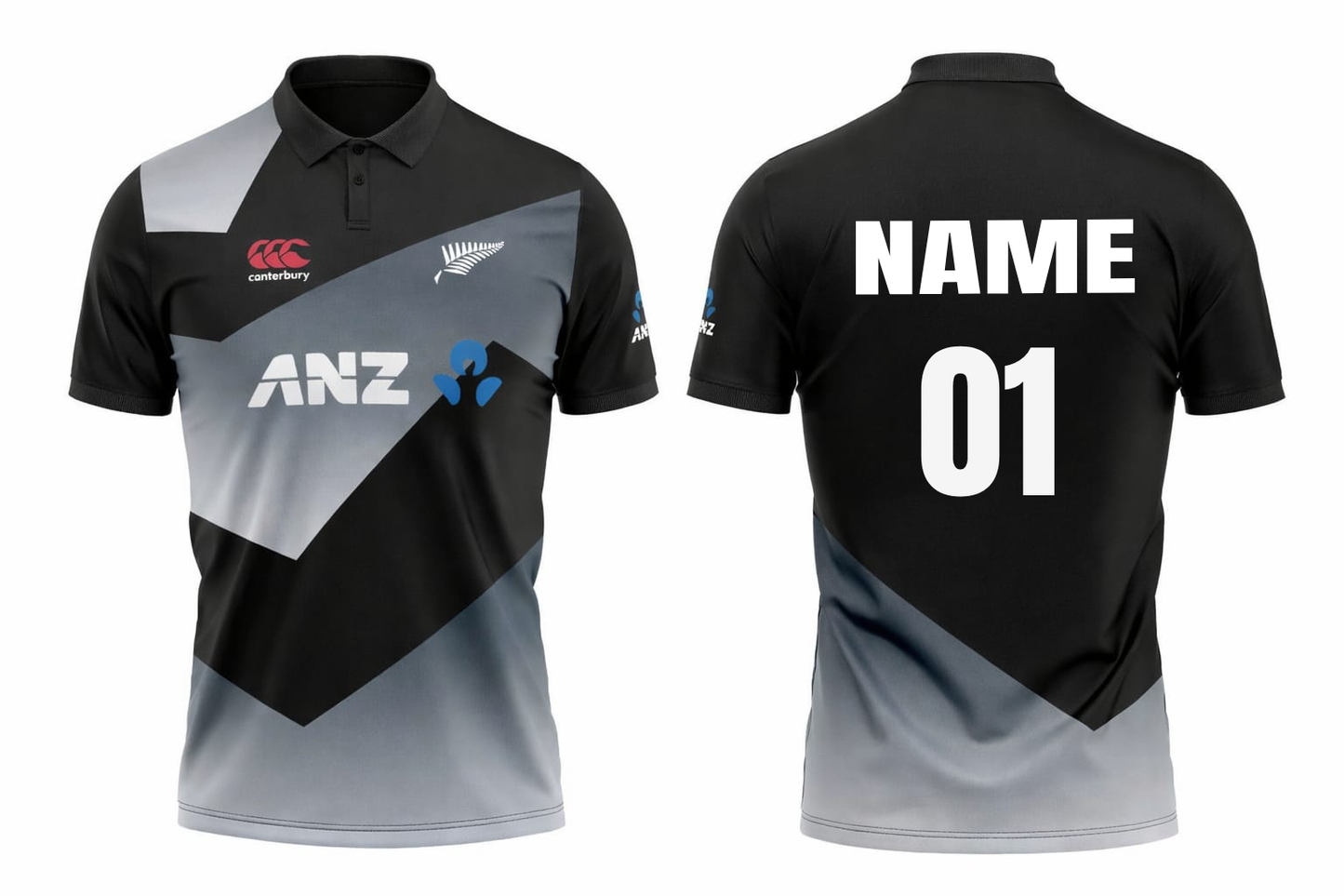 JerseyJunction Customized Replica New Zealand World Cup 2022 Half Sleeves Jersey