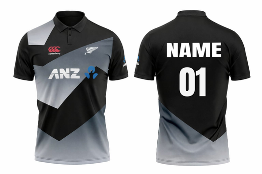 JerseyJunction Customized Replica New Zealand World Cup 2022 Half Sleeves Jersey