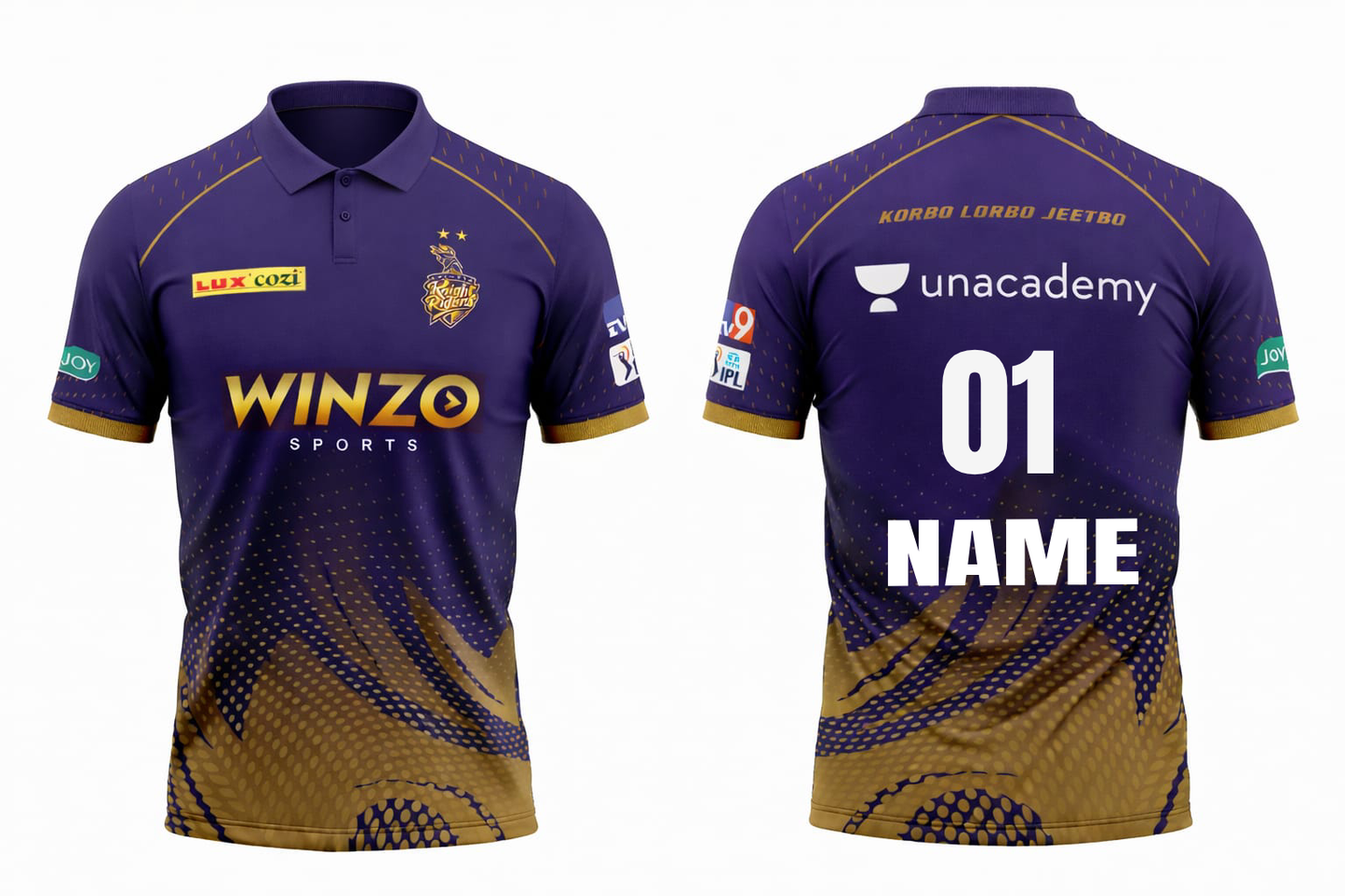 JerseyJunction Customized Kolkata Knight Riders IPL Jersey 2022