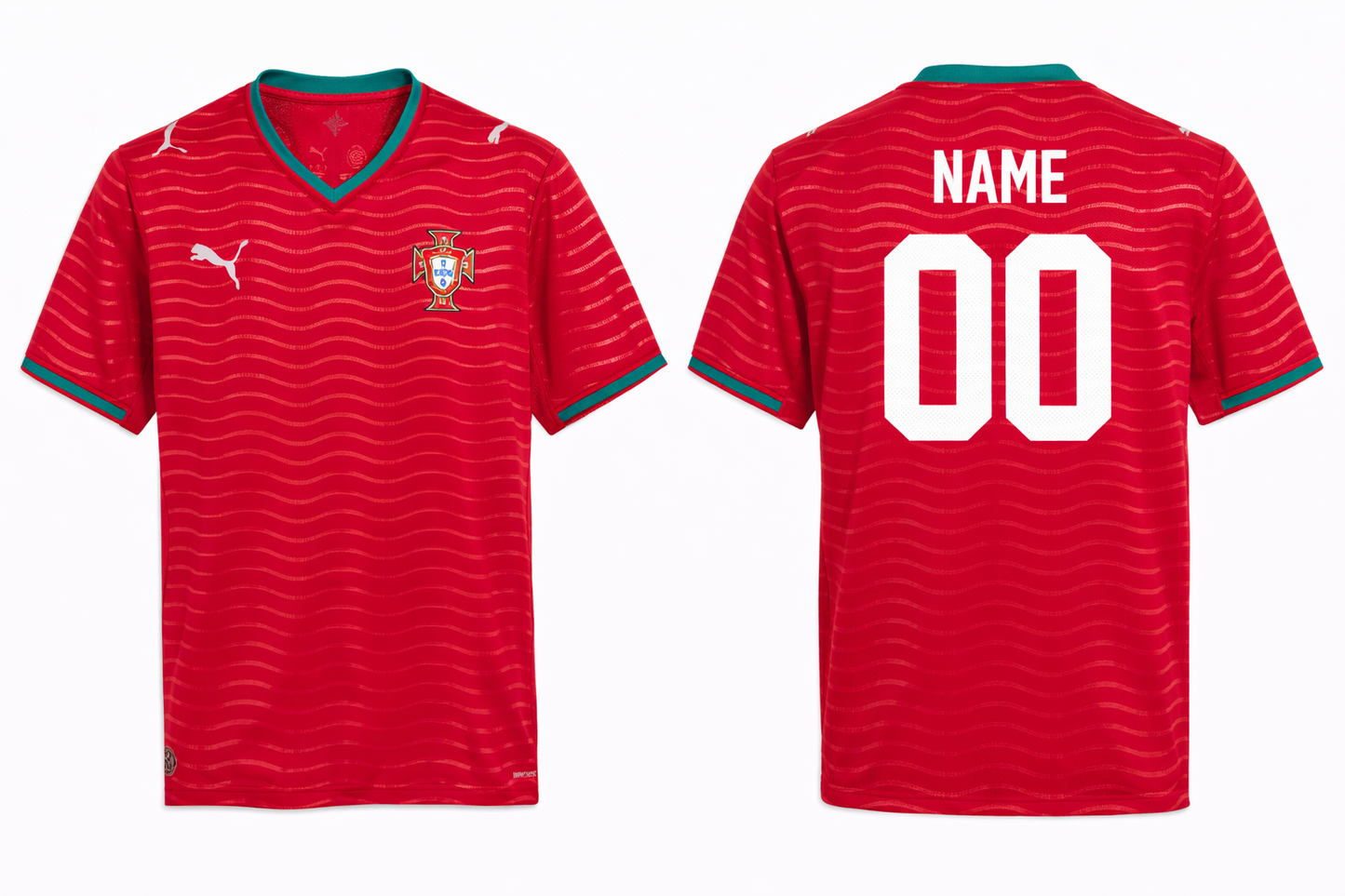 JerseyJuntion Customized Portugal 2026 Home Jersey – Men’s Fan Replica