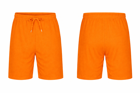 Plain shorts orange color