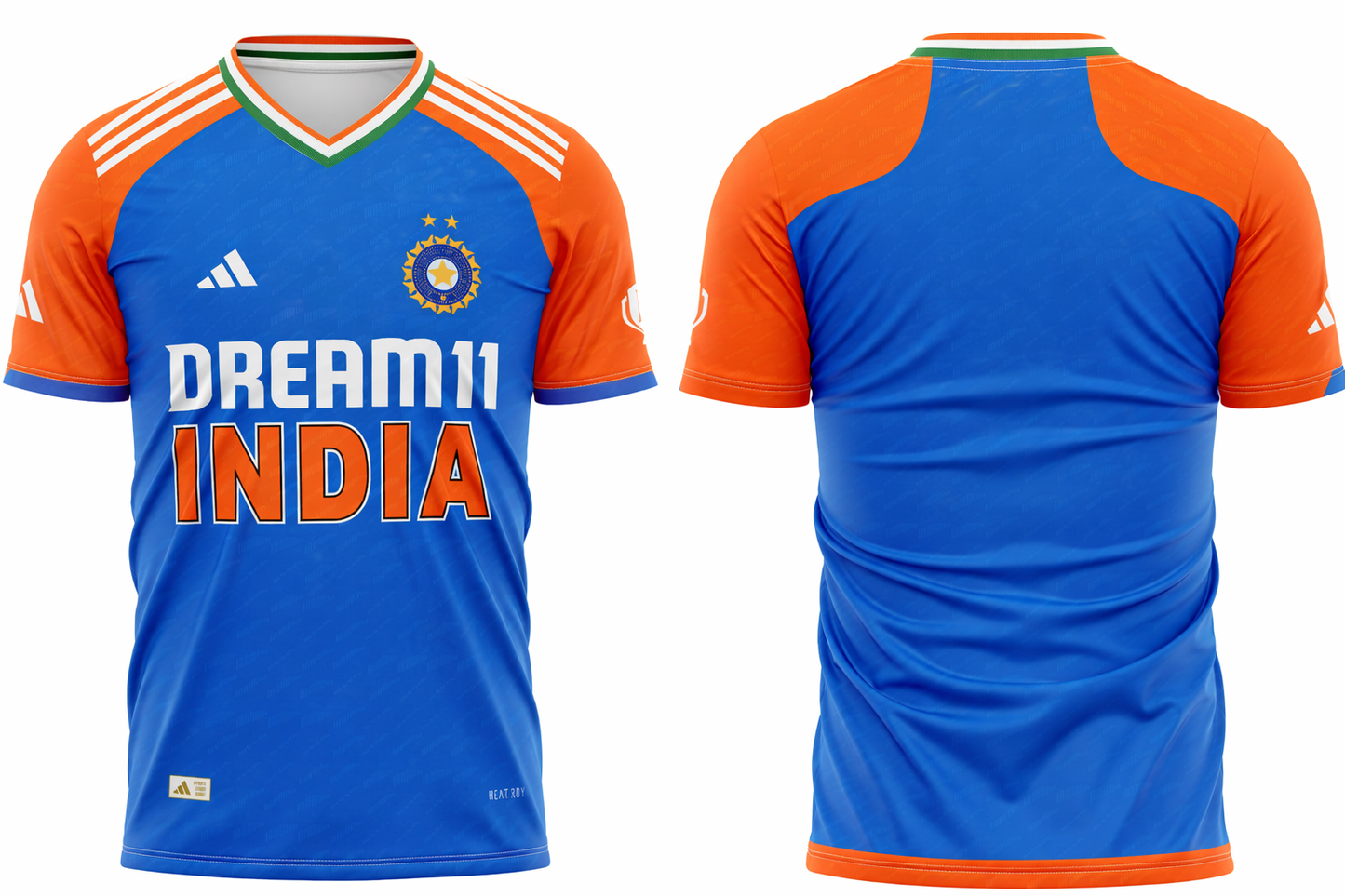JerseyJunction Customized India 2025 Asia cup V neck jersey