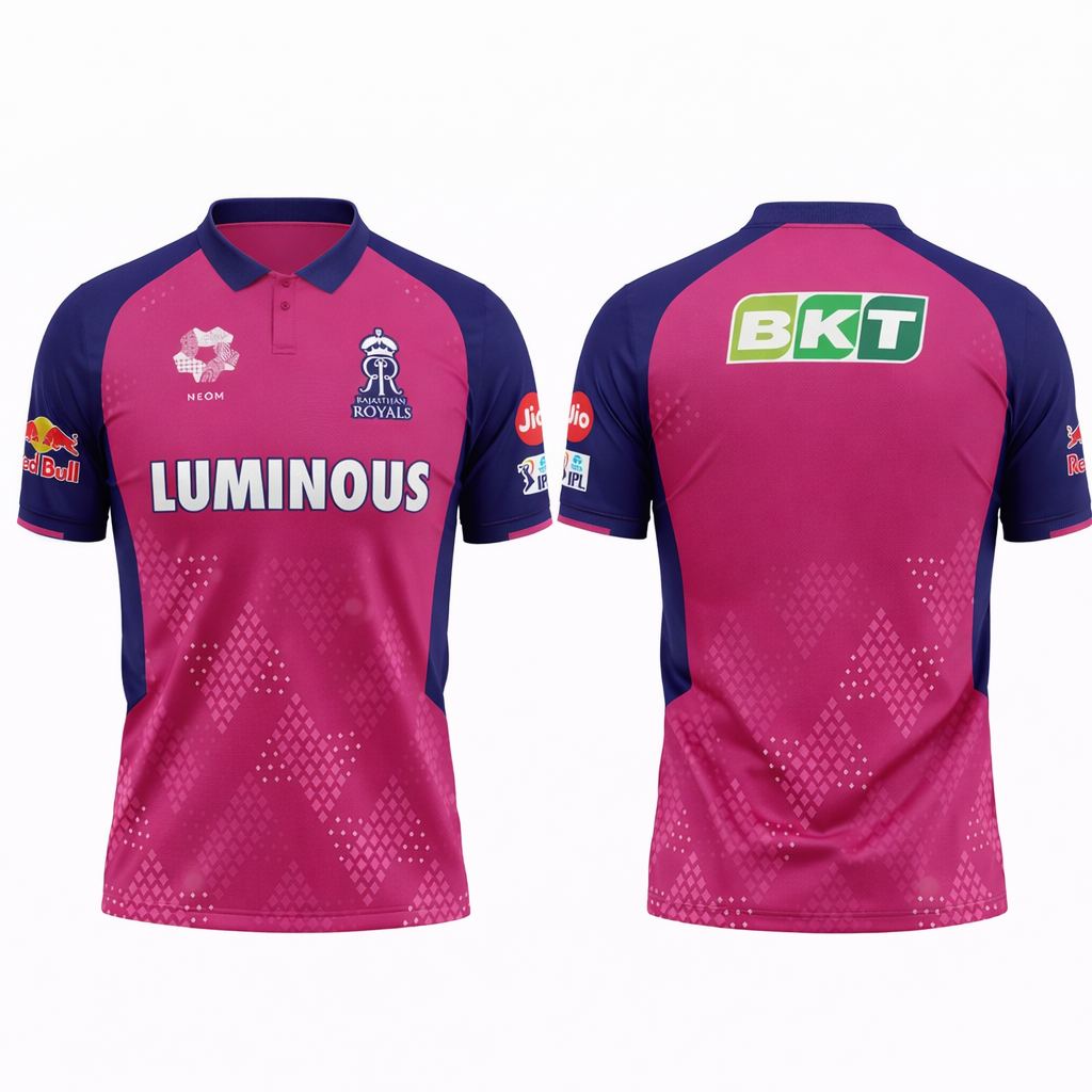 JerseyJunction Customized Rajasthan Royals IPL Cricket Jersey 2025