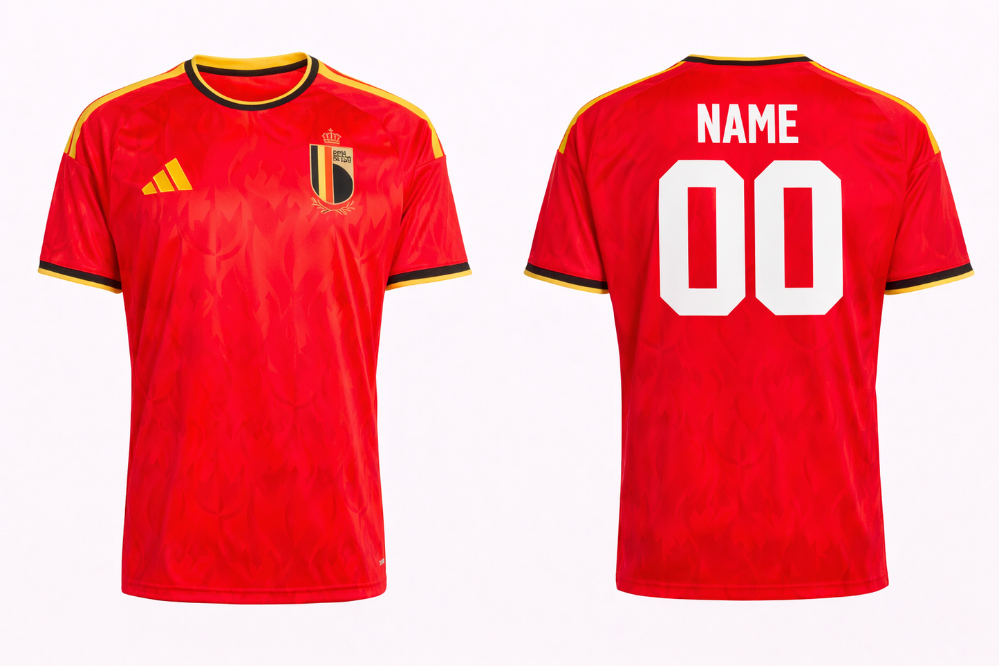 JerseyJuntion Customized Belgium 2026 Home Jersey – Men’s Fan Replica