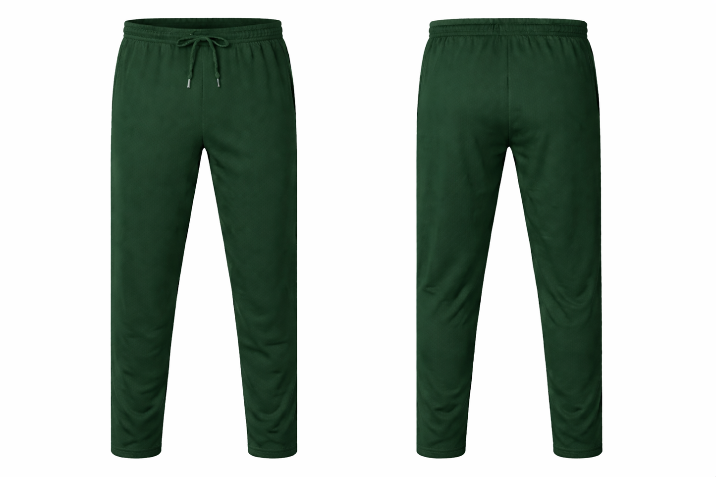 Plain track pant Dark Green color