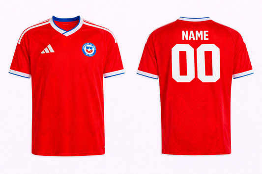 JerseyJuntion Customized Chile 2026 Home Jersey – Men’s Fan Replica
