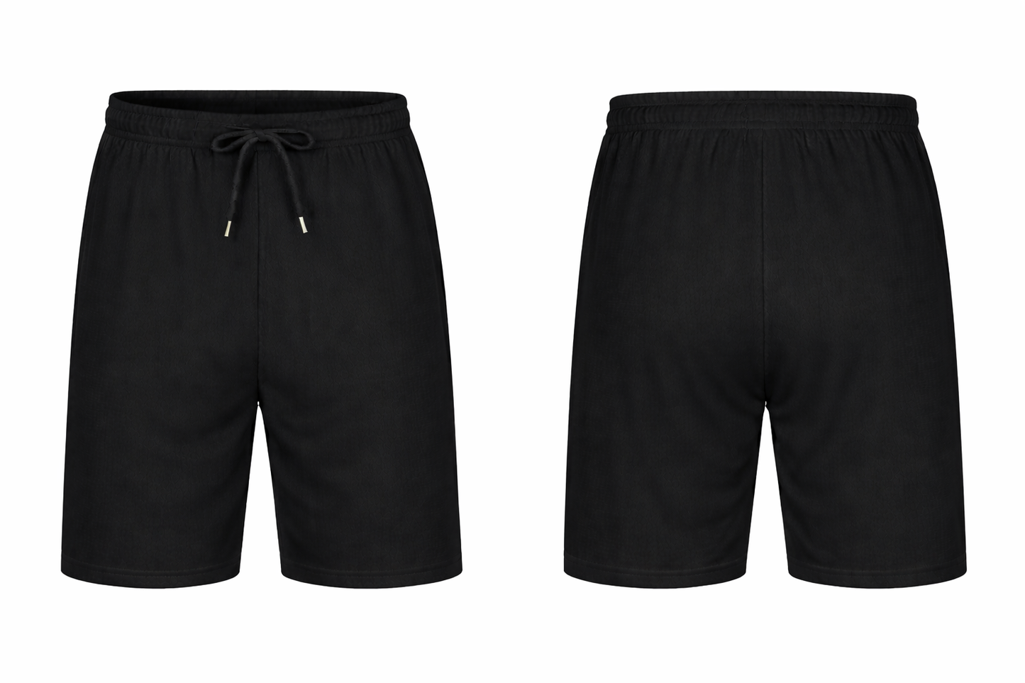 Plain shorts black color