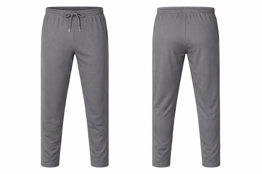 Plain track pant Grey color