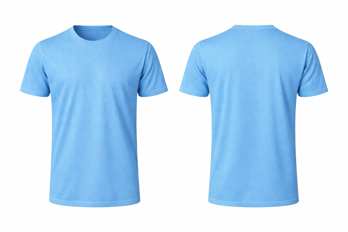 Plain jersey sky blue color