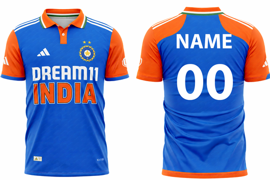 JerseyJunction Customized India Half sleeve 2025 Asia cup jersey