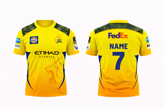 JerseyJunction Customized round neck half sleeves CSK Jersey