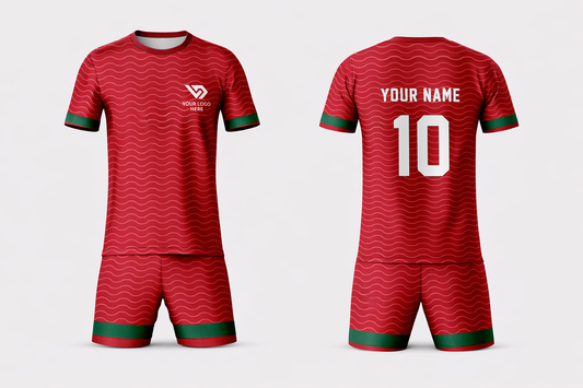 JerseyJuntion Customized Replica Portugal World Cup 2026 Football Jersey Kit