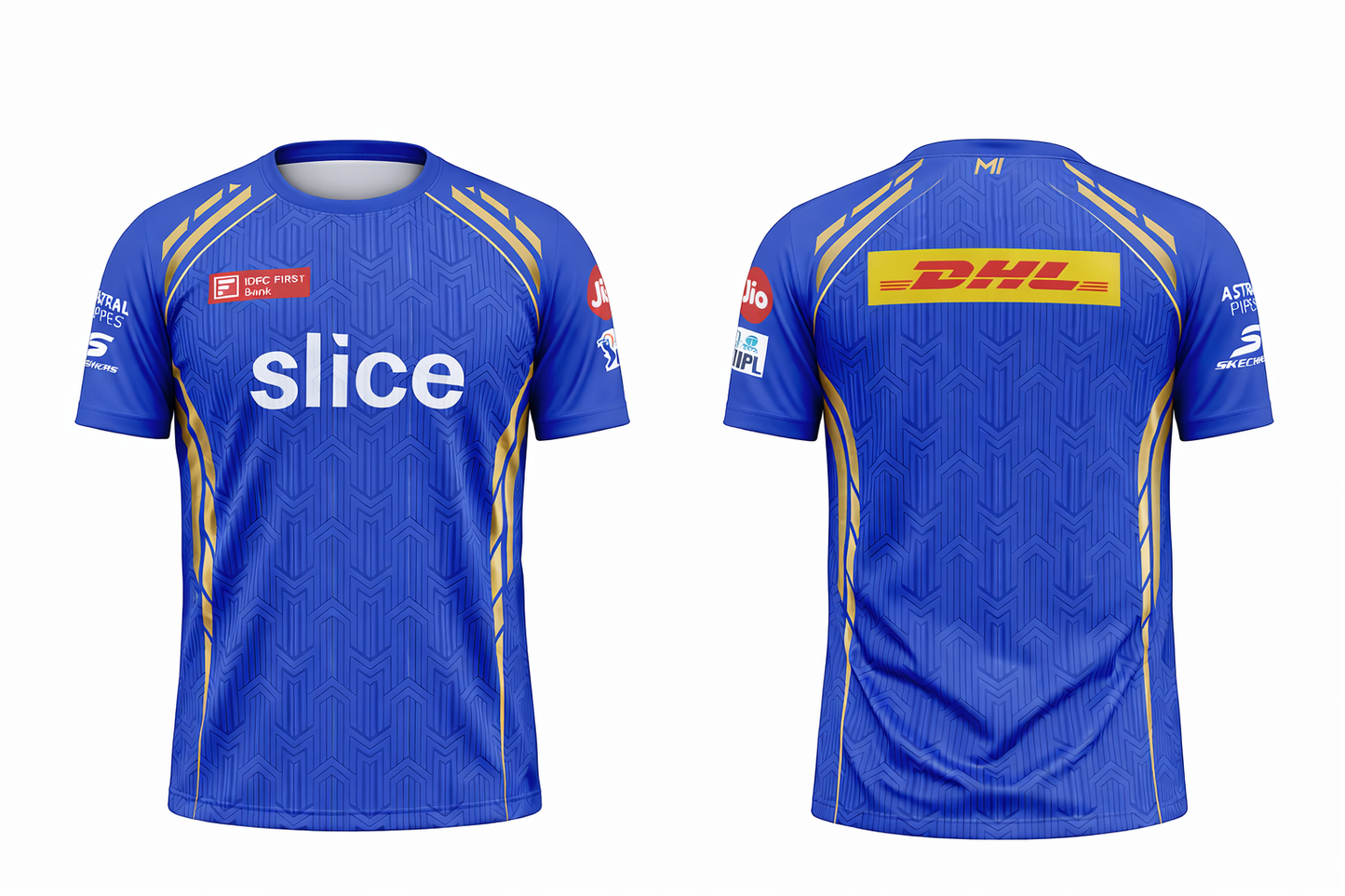 JerseyJunction Customized Mumbai Cricket Fan Jersey round neck 2024