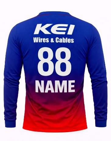 JerseyJunction Customized Bengaluru IPL Jersey 2024 round neck full sleeve