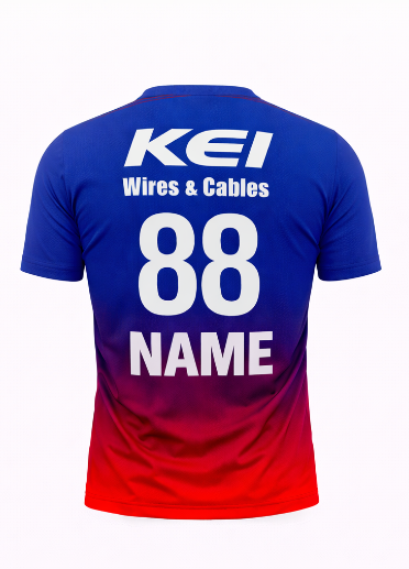 JerseyJunction Customized Bengaluru IPL Jersey 2024 round neck half sleeve