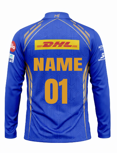 JerseyJunction Customized Mumbai Cricket Fan Jersey Full sleeves 2024