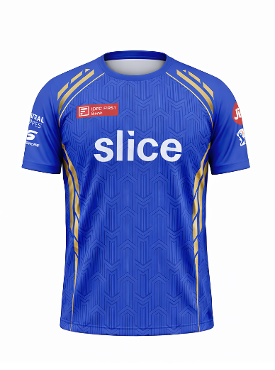 JerseyJunction Customized Mumbai Cricket Fan Jersey round neck 2024