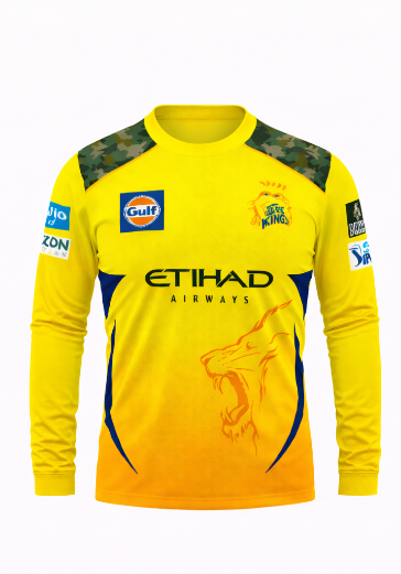 JerseyJunction Customized CSK Jersey round neck full sleeves