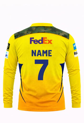 JerseyJunction Customized CSK Jersey round neck full sleeves