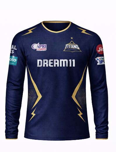JerseyJunction customized GT Gujrat titans full sleeve round neck jersey