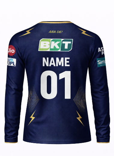 JerseyJunction customized GT Gujrat titans full sleeve round neck jersey