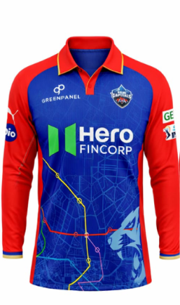 JerseyJunction customized Delhi Capitals IPL Jersey 2024 full sleeves