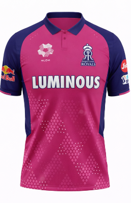JerseyJunction Customized Rajasthan Royals IPL Cricket Jersey 2025