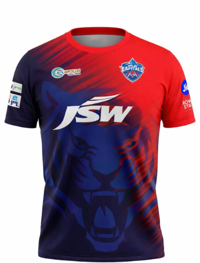 JerseyJunction Customized Delhi IPL Jersey round neck 2022