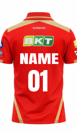 JerseyJunction Customized Punjab Kings IPL Jersey 2024
