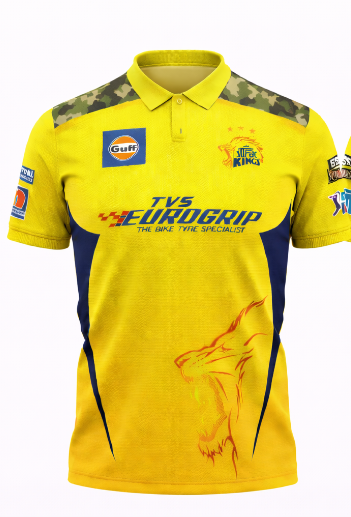 JerseyJunction Customized Chennai Super Kings IPL Replica Jersey 2022