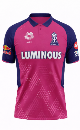 JerseyJunction Customized Rajasthan Royals IPL Cricket Jersey 2024