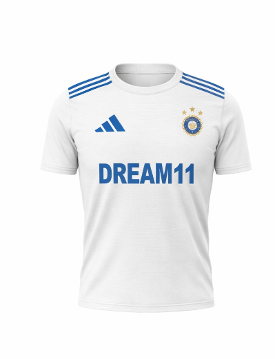 JerseyJunction Customized India test Round neck half sleeve jersey