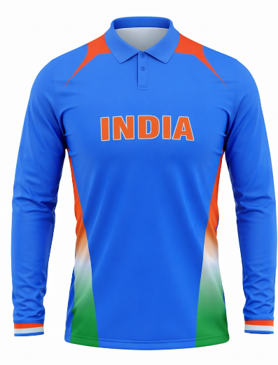 JerseyJunction Customized India full sleeve World Cup 2011 Cricket Jersey