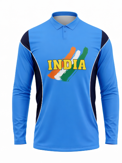 JerseyJunction Customized INDIA World Cup 2003 full sleeve Sports Jersey